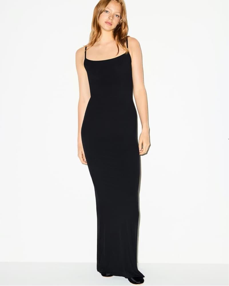 skims soft lounge maxi dress - Image 1