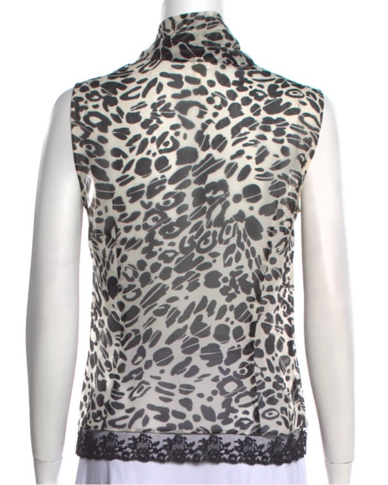 Escada Sexy Silk Animal Print Blouse  - Image 2