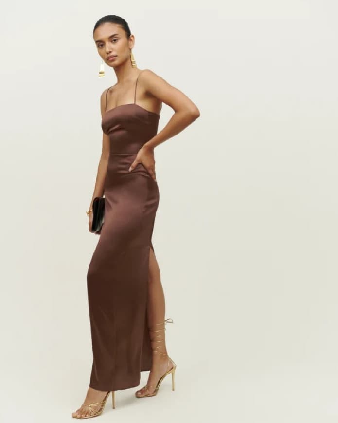 Reformation Frankie Silk Dress  - Image 1