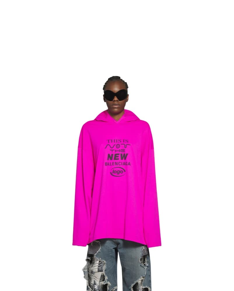 Balenciaga This Is Not Printed Hoodie - Image 2