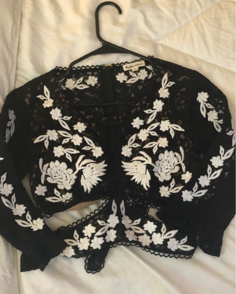 For Love & Lemons Black Top + Skirt XS/S - Image 5