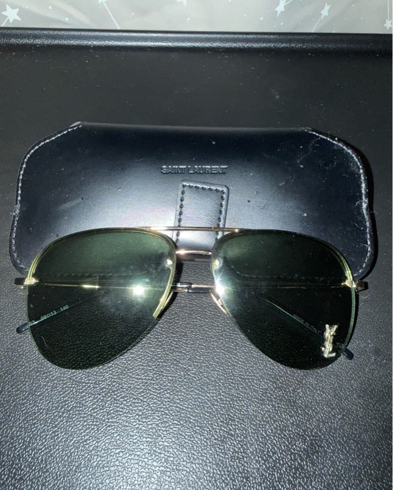 YSL Saint Laurent Aviator Glasses - Image 1