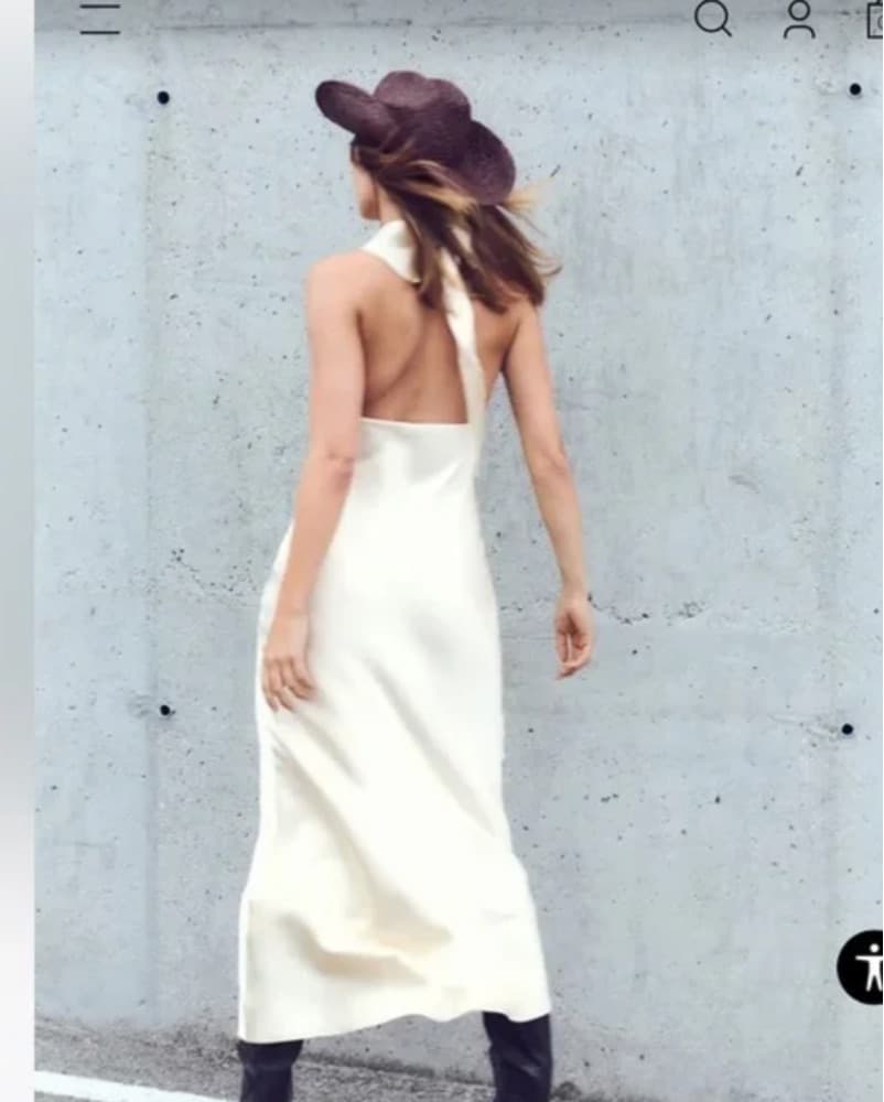 Silk Scarf Dress - Image 3