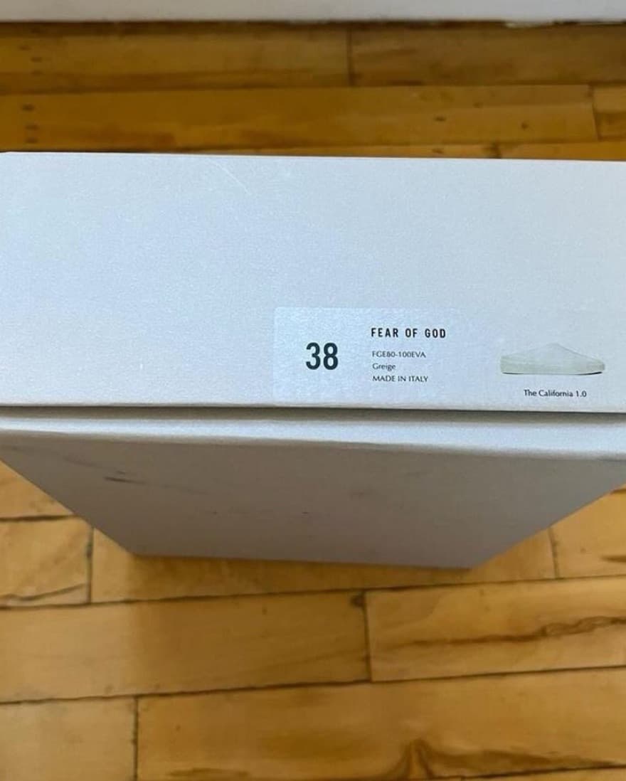 Fear of God Slip On Flats Size 38 - Image 3