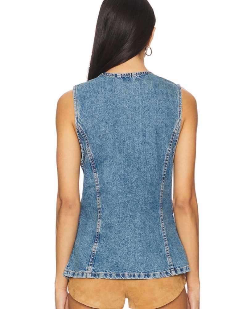 Free People Denim Top - Image 2