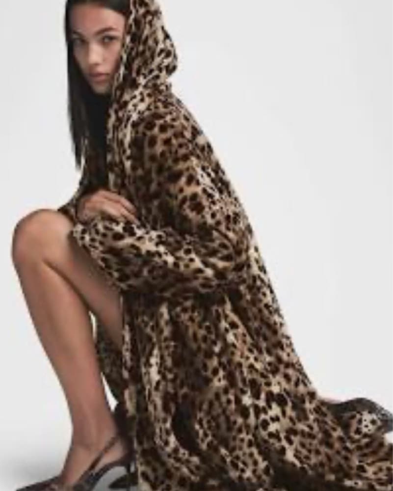Leopard Print Dolce & Gabbana Skims Midi Dress - Image 1