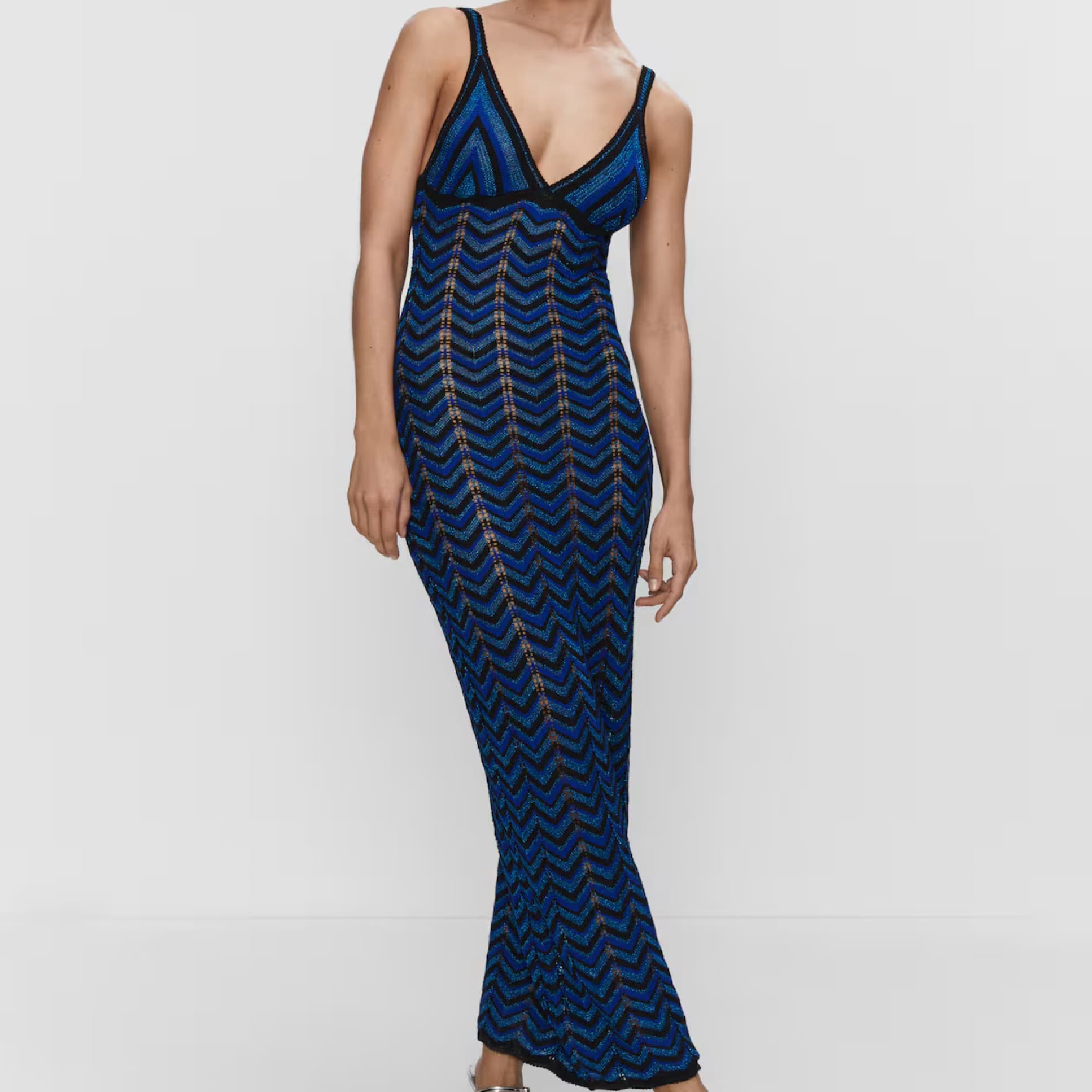 geometric maxi dress - Image 1