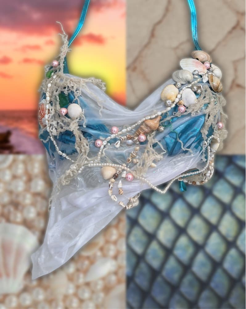 Seashell Embellished Beach Resin Top - Image 2