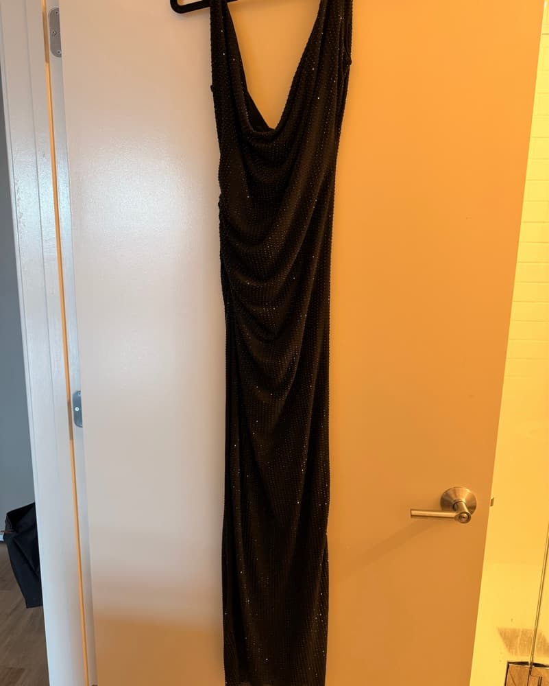Meshki Laney Hot Fix Black Mesh Maxi Dre - Image 3