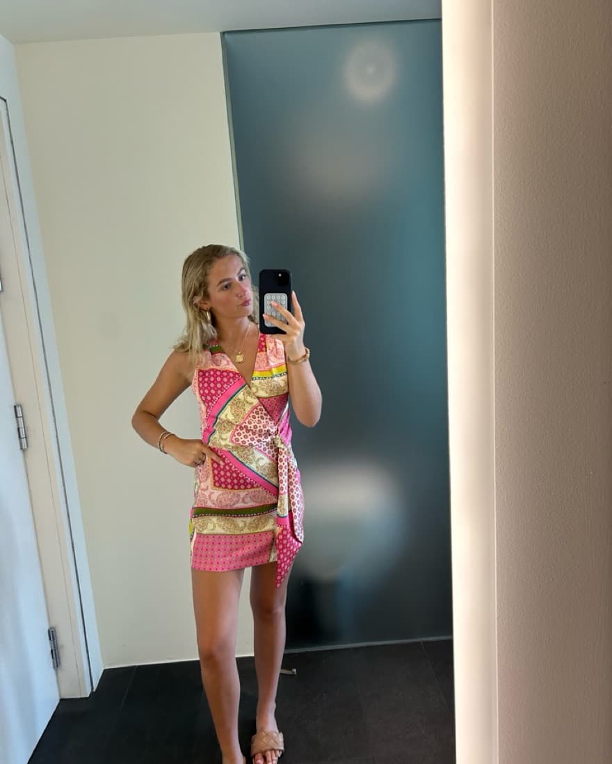 ZARA  Mini Multicolor Dress - Image 2
