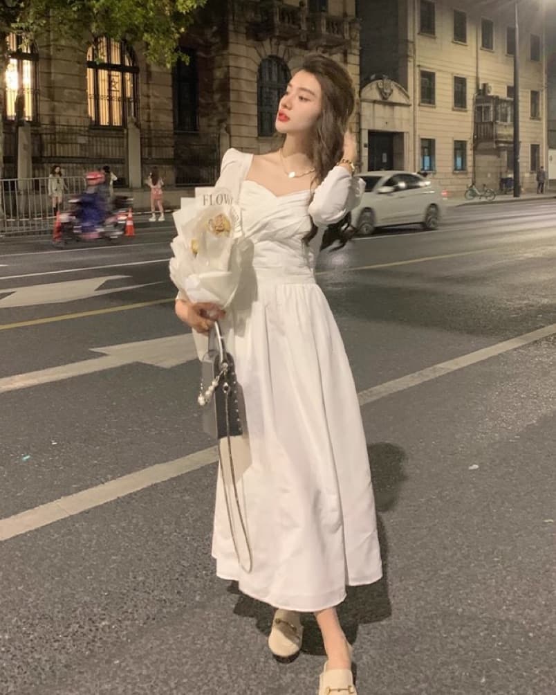 Long sleeved fairy long dress - Image 1