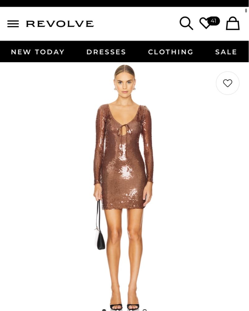 Bardot Revolve Sequin Dress - Image 2