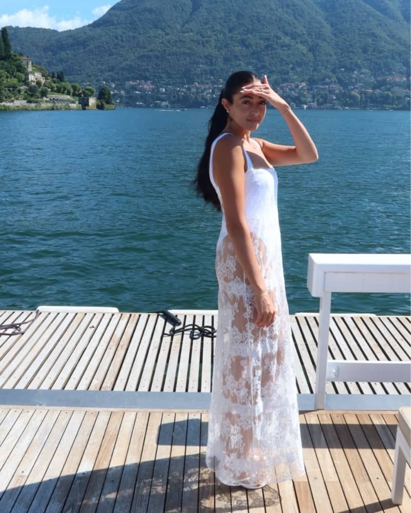 X Maggie Macdonald Millie Sheer Maxi  - Image 4