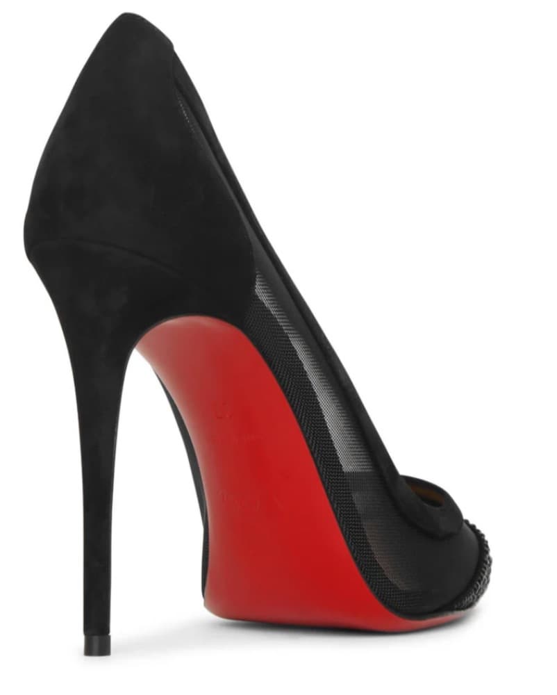 Louboutin Black Crystal Galativi Pumps 8 - Image 3