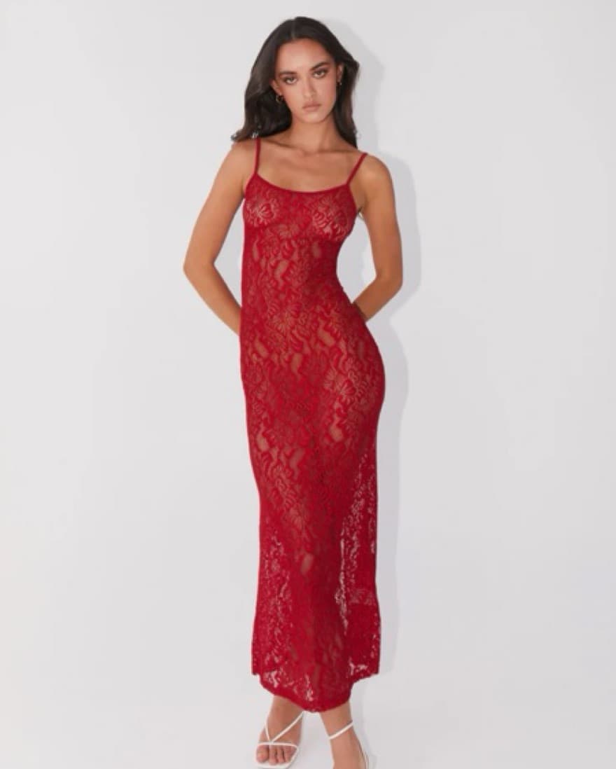 Peppermayo Leona Lace Maxi Dress Size XS - Image 1