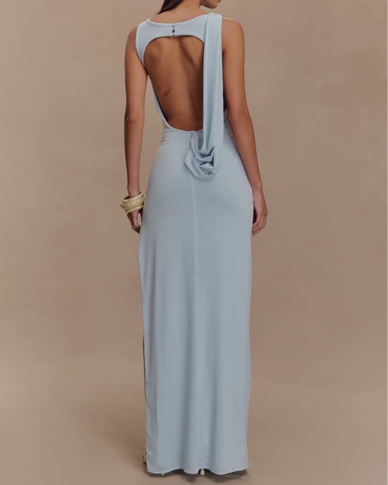 Blue Meshki Dress - Image 3
