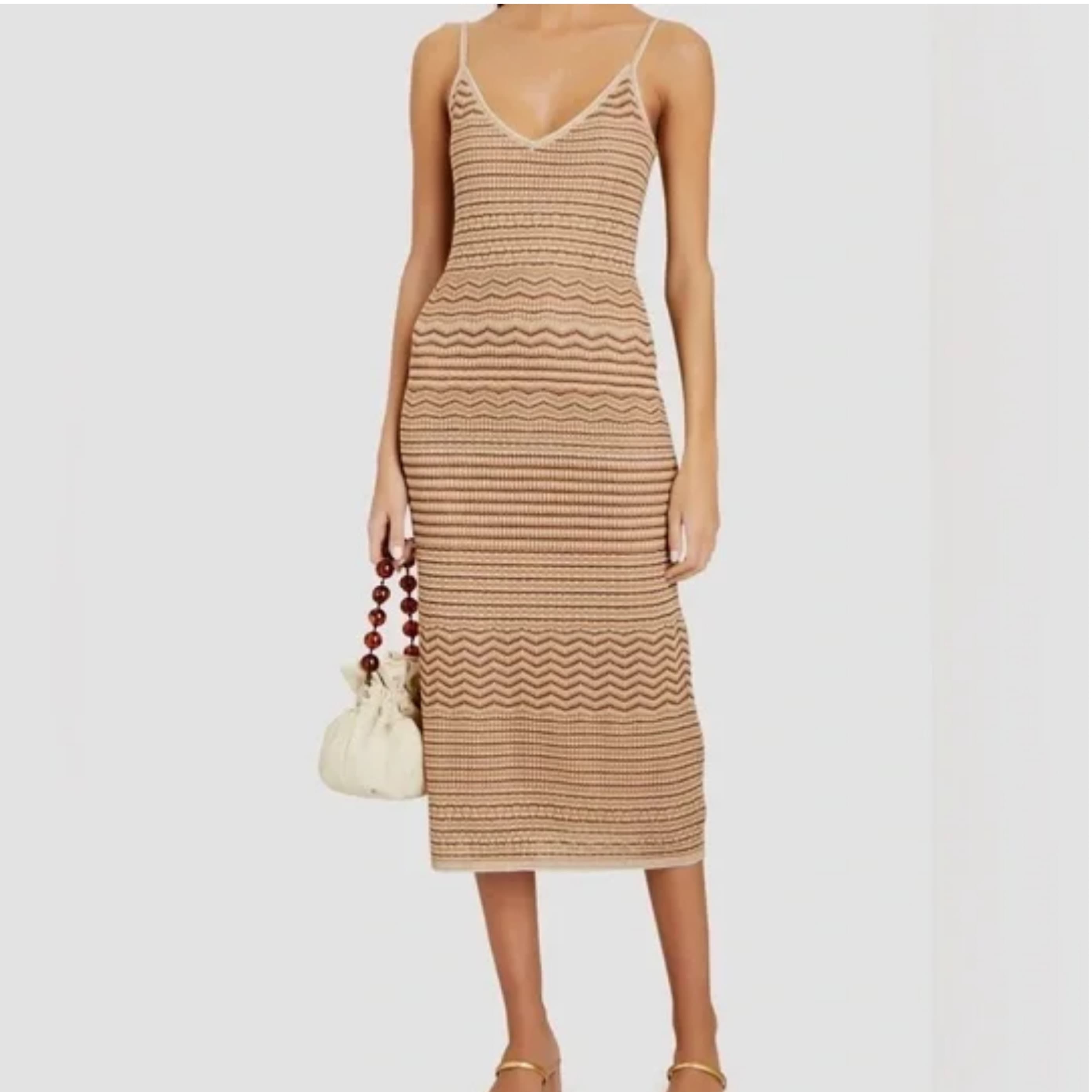 Intermix Striped Knit Dress - Image 1