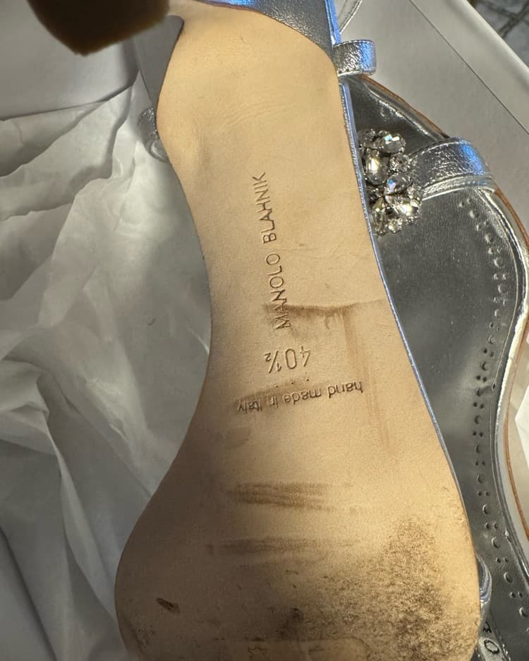 Manolo Blahnik finah sandal Heels - Image 2