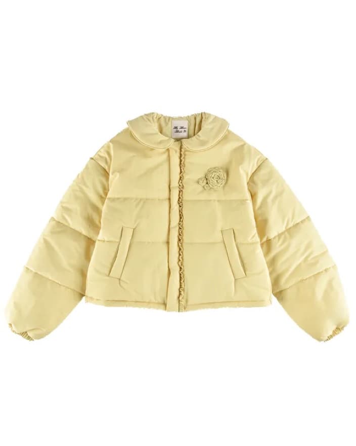My Mum Made It PUFFER JACKET - BUTTERNUT - Image 2