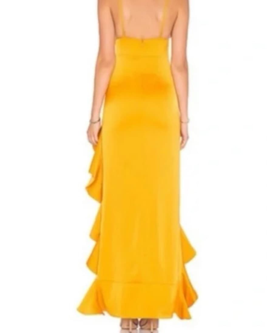 Aahmani Yellow Gown Lovers & Friends - Image 3