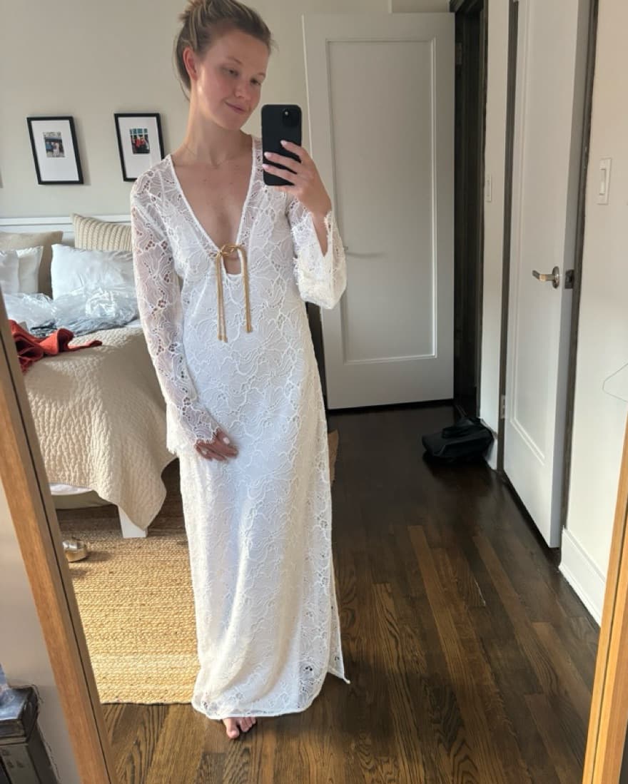 ALEXIS Long Sleeve Lace Dress Or Coverup - Image 4