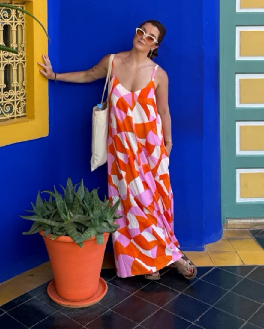 Colorful Summer Maxi Dress - Image 2