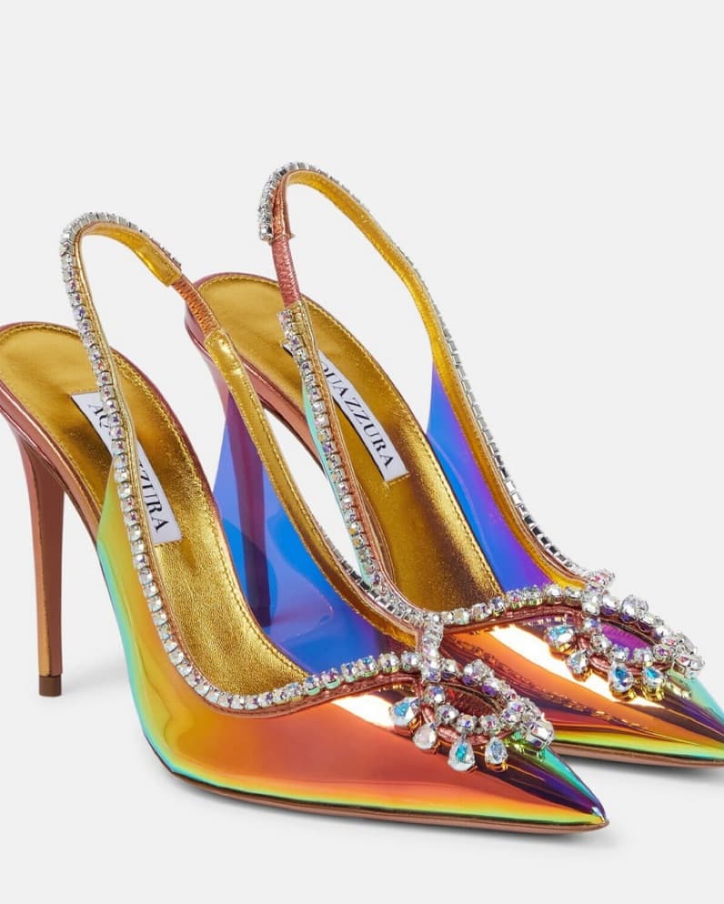 Aquazzura Seduction Crystal sling back  - Image 1
