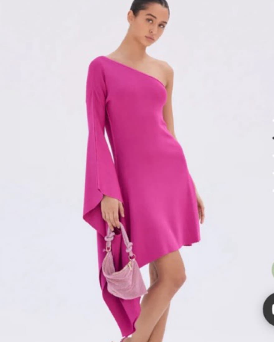 Cult Gaia Vibrant One-Shoulder Dress - Image 1