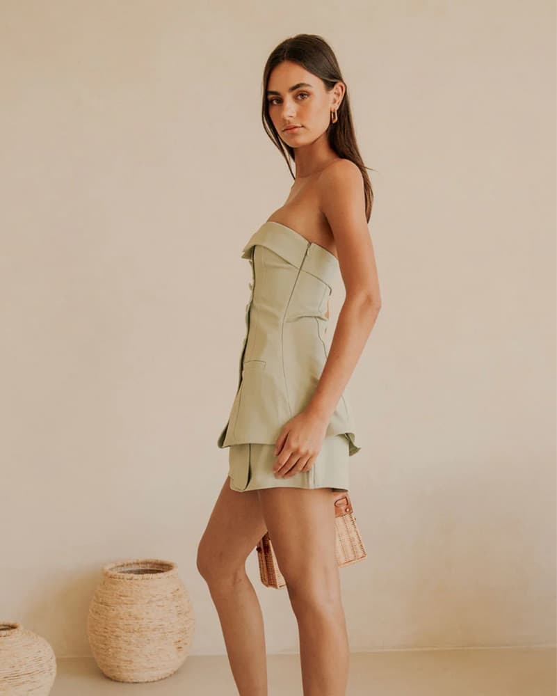 Lavara Skirt Set Mint  - Image 4