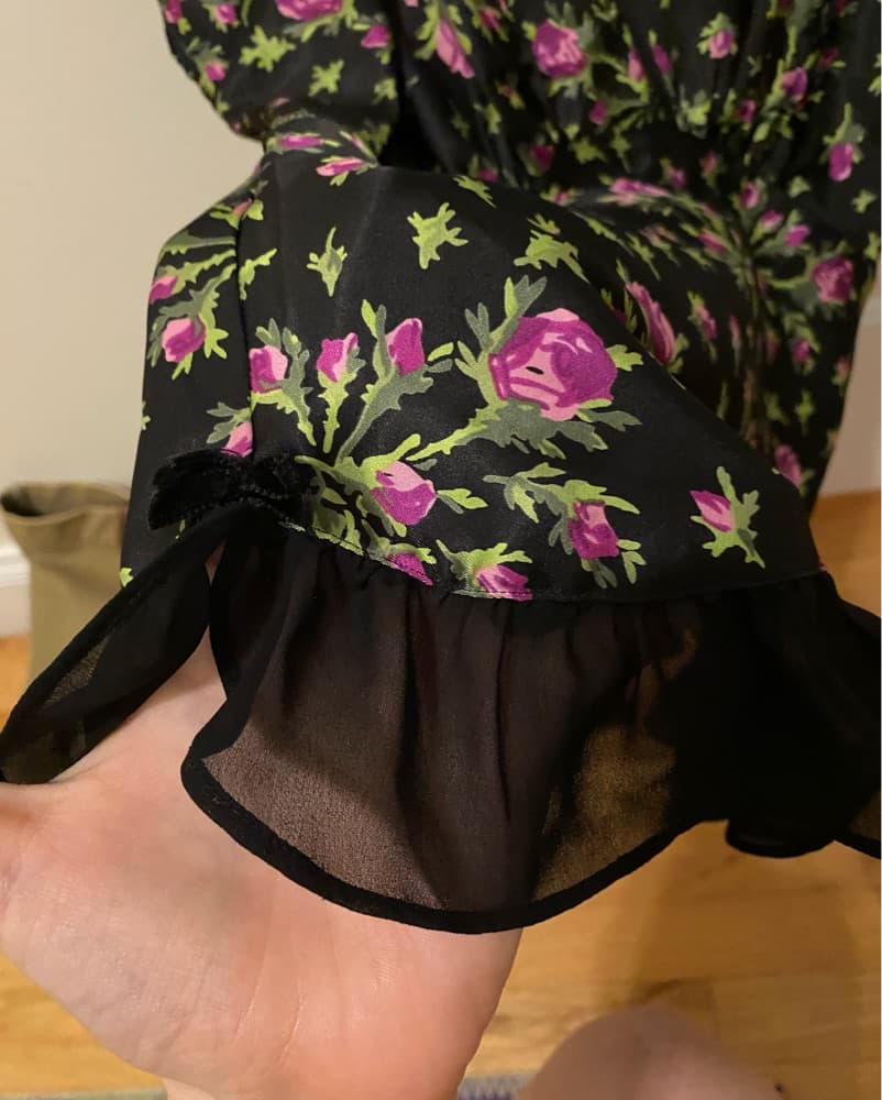 Vintage Betsy Johnson Silk Top - Image 3