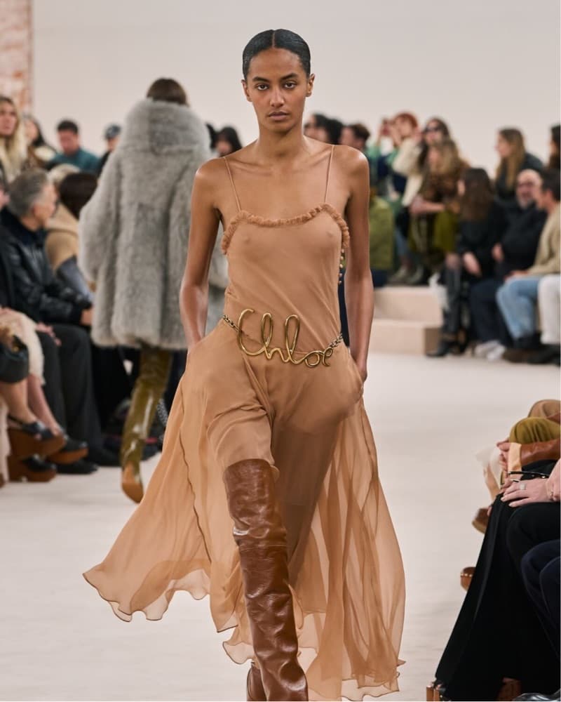 Chloe Gold Chain Belt  - Image 1