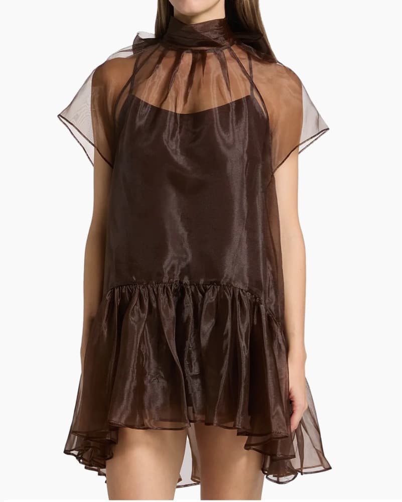 Simkhai Beaux Tiered Minidress - Image 1