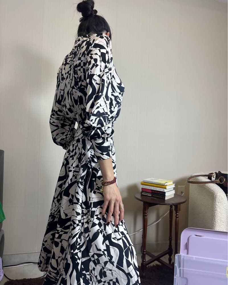 Future Collective Mock Neck Dress  - Image 4