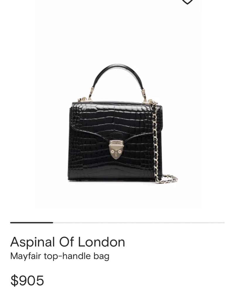 Aspinal Of London Mayfair Top-handle  - Image 1