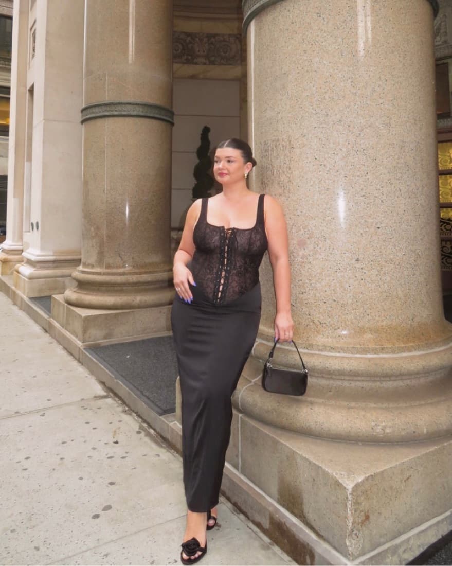 Meshki Lace Corset Maxi Dress - Image 2
