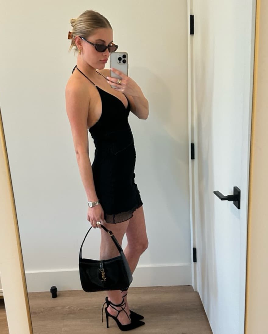 Iamgia Black Mini Dress - Image 2