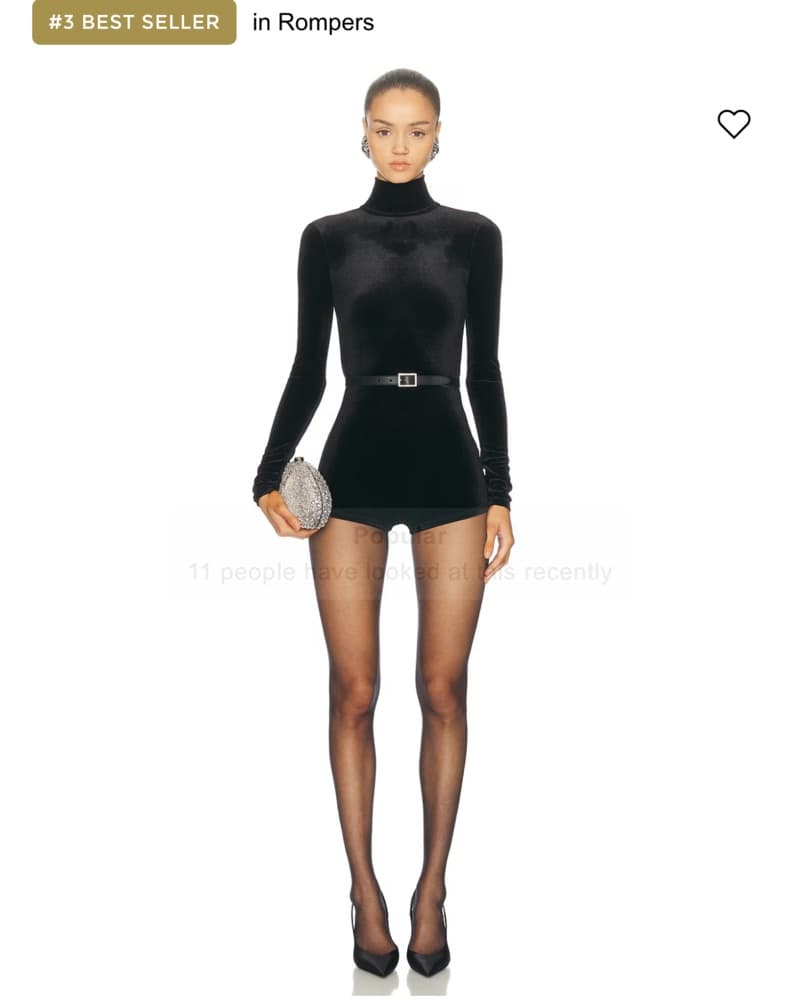 SER.O.YA  Velvet Romper - Image 1
