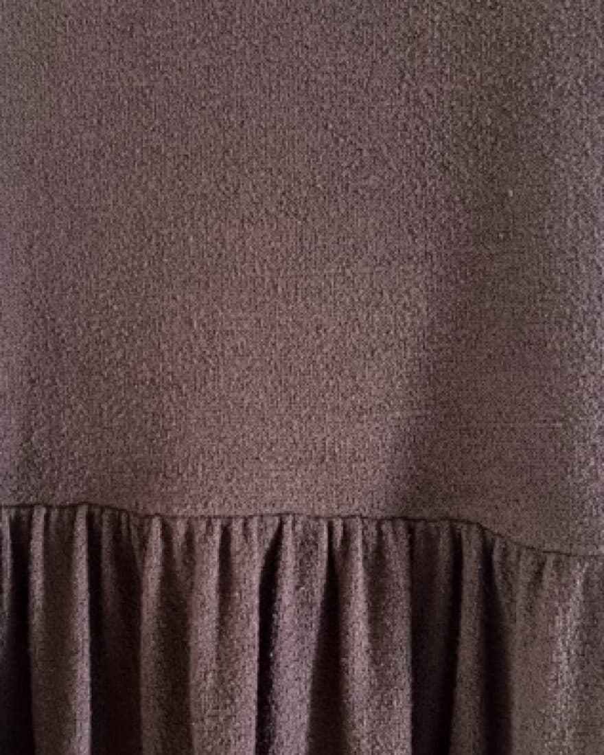 Brown Drop Waist Dress - Image 6