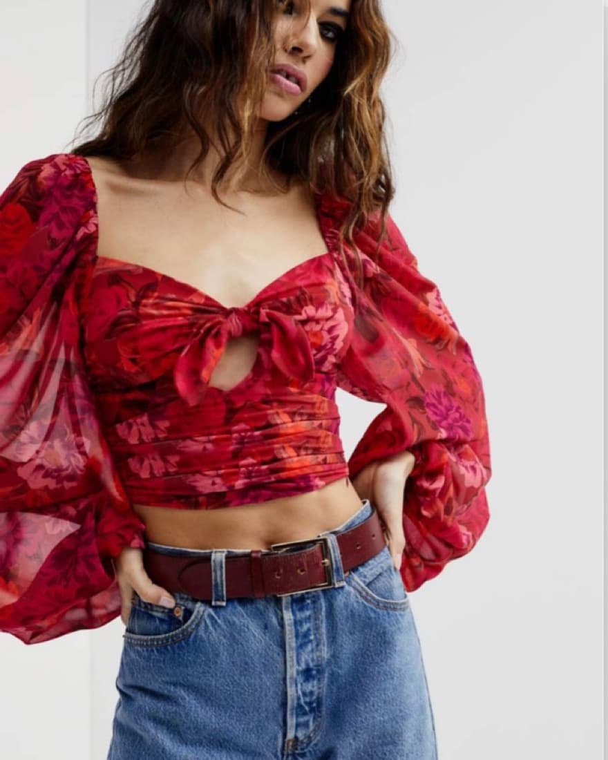 For Love & Lemons Trisha Top - Image 1