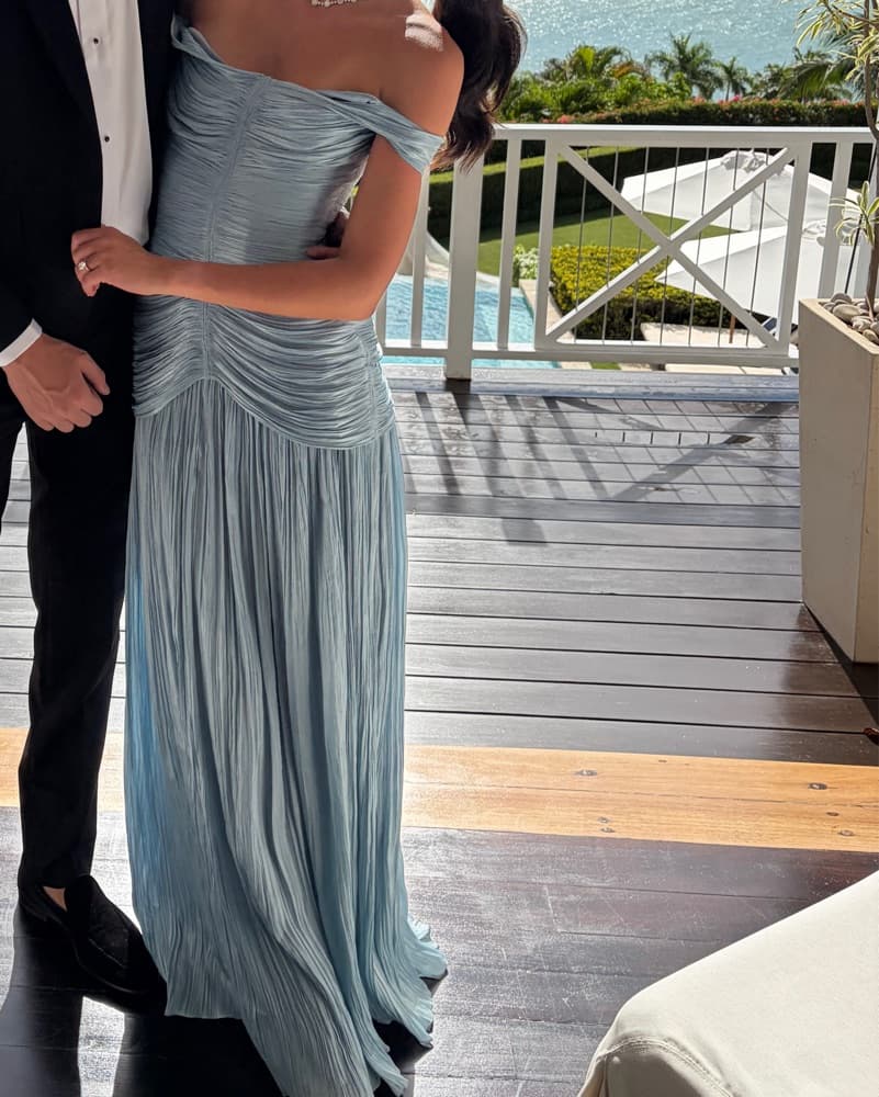 Marmar Halim Blue Gown - Image 3