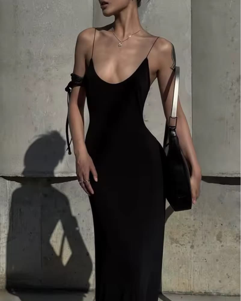 Backless Strap Dress  - Image 2