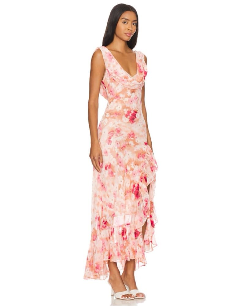Astr Floral Maxi Dress - Image 2