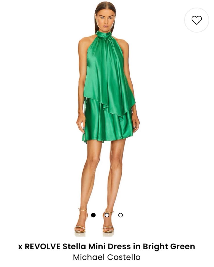 Green Revolve Michael Costello Dress - Image 1