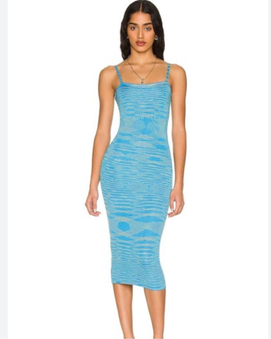 SNDYS Blue Midi Dress - Image 1