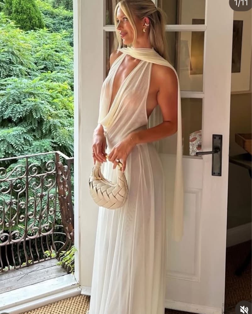 White Raphaella santana Gown - Image 1