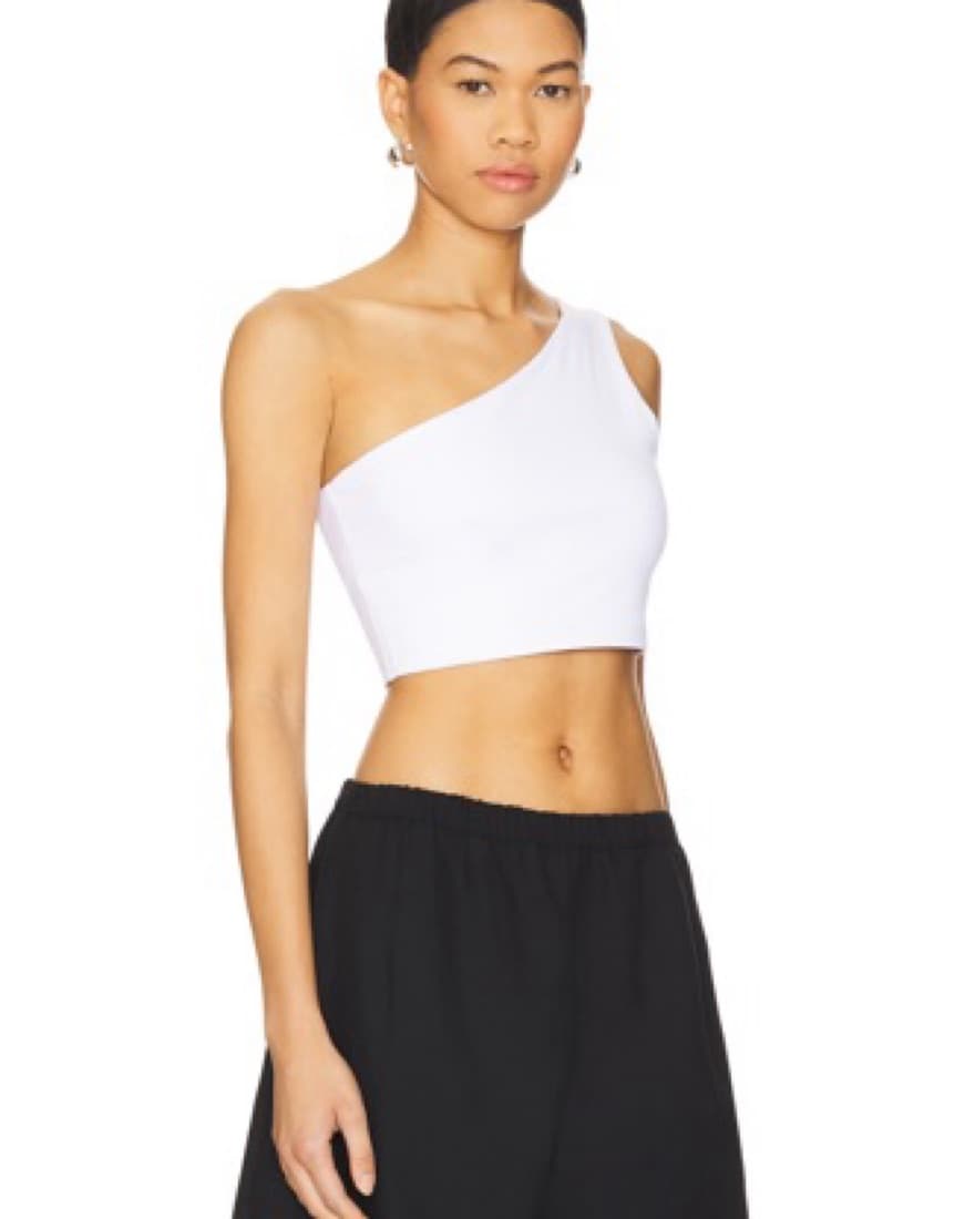Susanna monaco One Shoulder Crop Top - Image 3