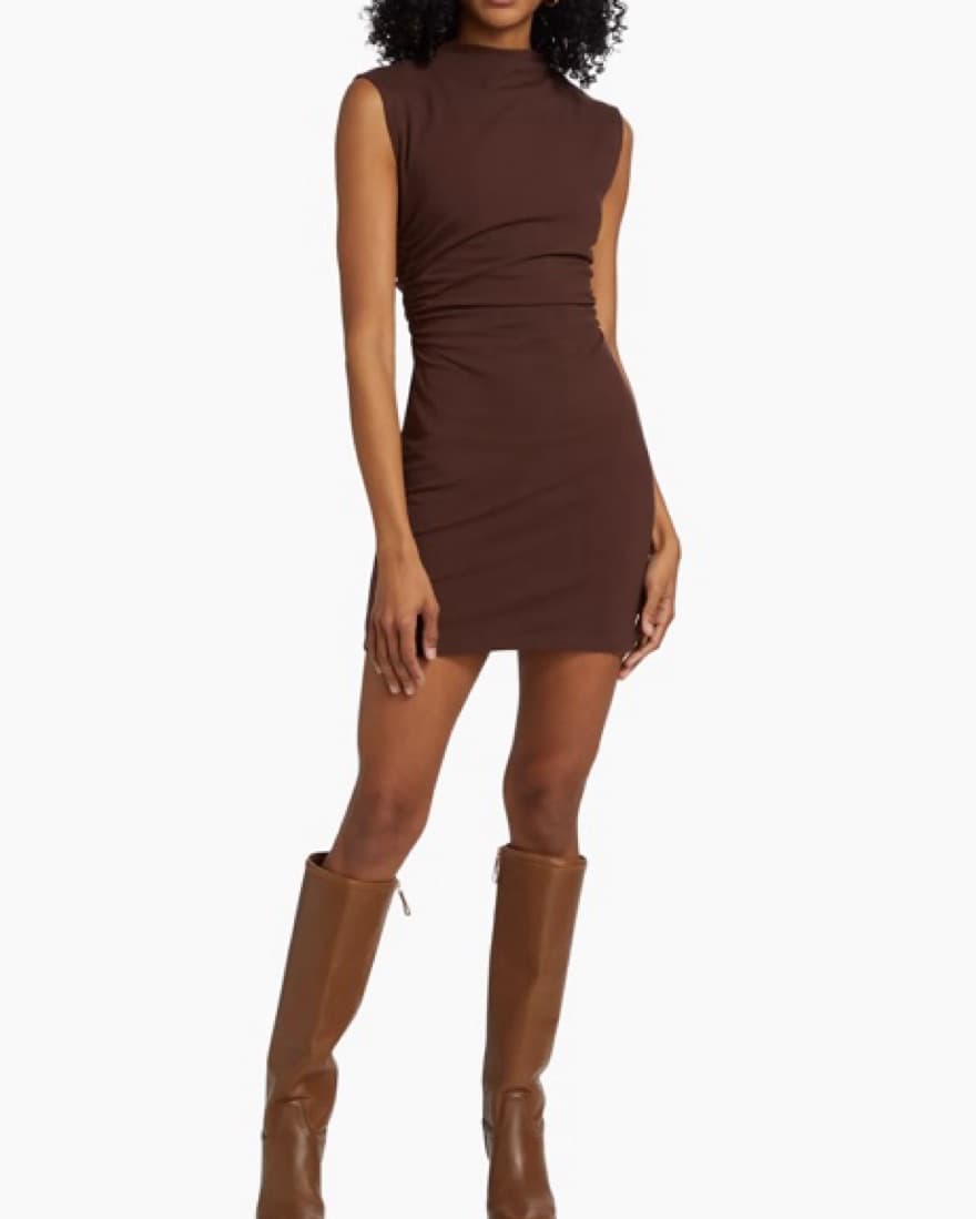 Reformation Alden Dress - Brown - Image 1
