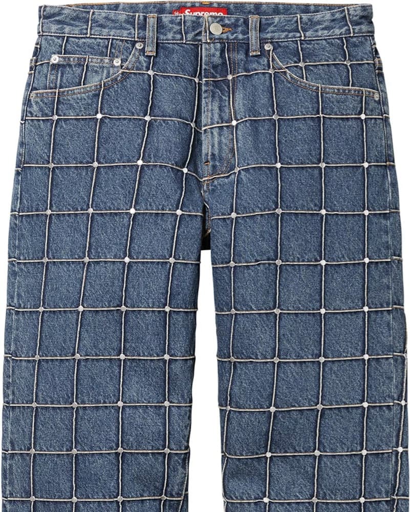 Supreme Studded Seam Loose Fit Jean - Image 1