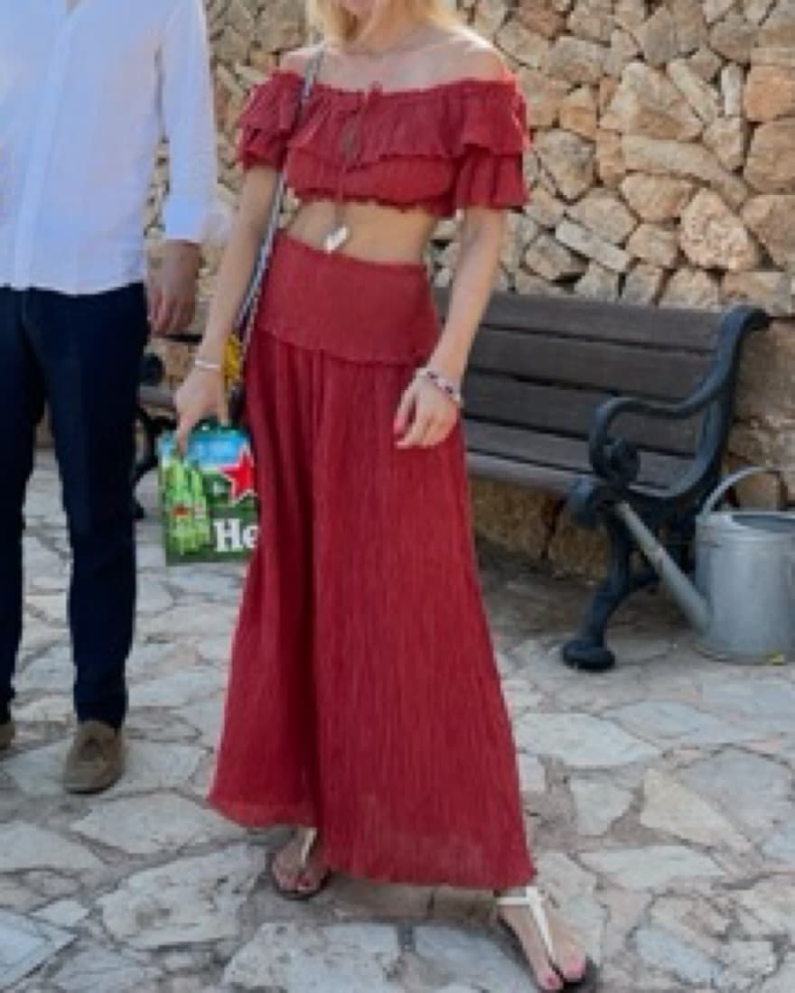 Zimmermann Two Piece Burnt Orange Set - Image 5