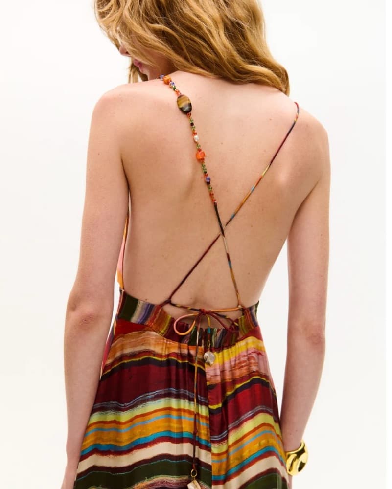 Carolina k  Printed Maxi Dress  - Image 3